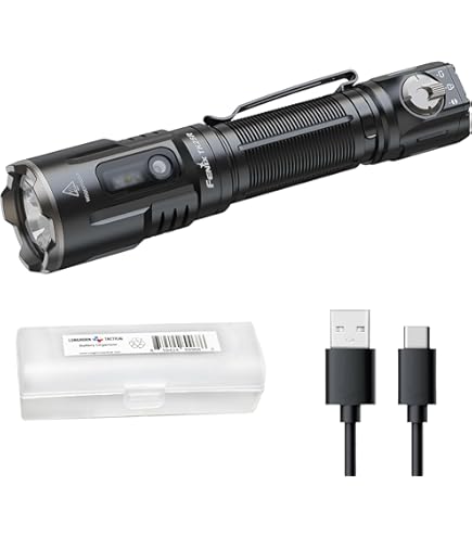 Fenix TK20R v2.0 Rechargeable Tactical Flashlight, 3000 Lumen Long